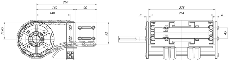 ATD12259 - 12 Zacken Abziehkopf (rechts) für Kette 254 mm / Komponenten für Rinne 259 mm / Aluflex / Produkte / Alutec | Profili in alluminio, sistemi di trasporto e automazione industriale - Alutec Group ATD12259 - 12 Zacken Abziehkopf (rechts) für Kette 254 mm / Komponenten für Rinne 259 mm / Aluflex / Produkte / Alutec | Profili in alluminio, sistemi di trasporto e automazione industriale - Alutec Group