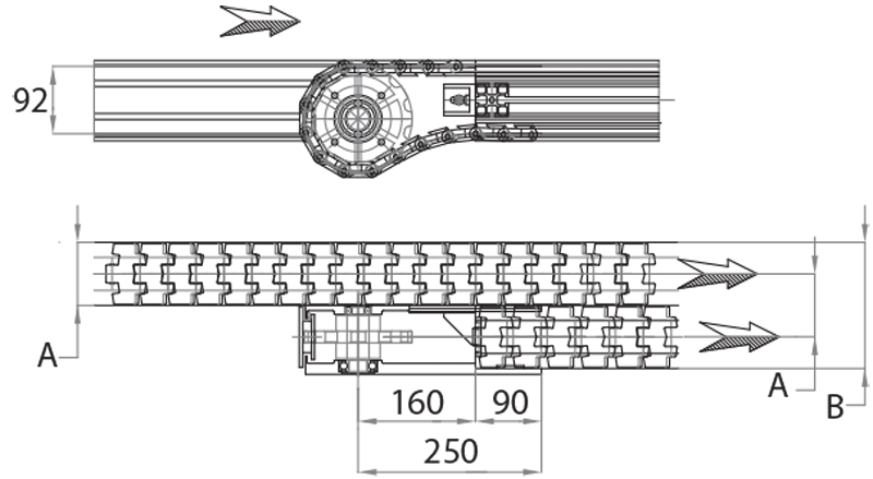 ARA12314D - Testata di affiancamento rinviata destra / Accessori di complemento / Aluflex / Prodotti / Alutec | Profili in alluminio, sistemi di trasporto e automazione industriale - Alutec Group ARA12314D - Testata di affiancamento rinviata destra / Accessori di complemento / Aluflex / Prodotti / Alutec | Profili in alluminio, sistemi di trasporto e automazione industriale - Alutec Group