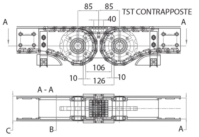 AMT12196TC - Transfermodule für gegenläufige Köpfe / Ergänzendes Zubehör / Aluflex / Produkte / Alutec | Profili in alluminio, sistemi di trasporto e automazione industriale - Alutec Group AMT12196TC - Transfermodule für gegenläufige Köpfe / Ergänzendes Zubehör / Aluflex / Produkte / Alutec | Profili in alluminio, sistemi di trasporto e automazione industriale - Alutec Group