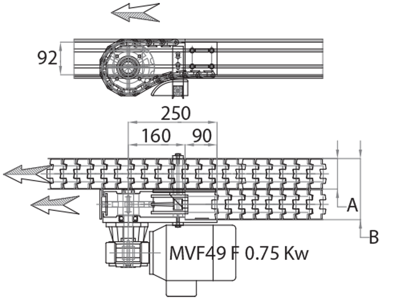 ATA12127S - Pulling side head (left) / Completion accessories / Aluflex / Products / Alutec | Profili in alluminio, sistemi di trasporto e automazione industriale - Alutec Group ATA12127S - Pulling side head (left) / Completion accessories / Aluflex / Products / Alutec | Profili in alluminio, sistemi di trasporto e automazione industriale - Alutec Group