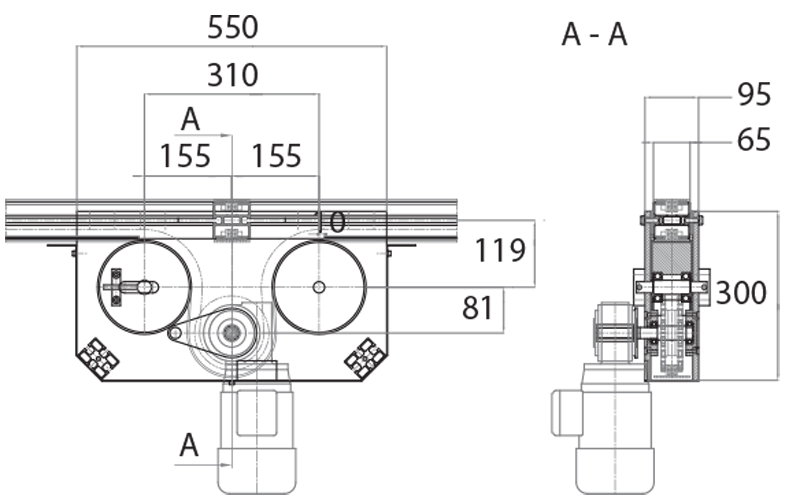 ATC12259C - Motorizzazione intermedia (andata e ritorno) / Accessori di complemento / Aluflex / Prodotti / Alutec | Profili in alluminio, sistemi di trasporto e automazione industriale - Alutec Group ATC12259C - Motorizzazione intermedia (andata e ritorno) / Accessori di complemento / Aluflex / Prodotti / Alutec | Profili in alluminio, sistemi di trasporto e automazione industriale - Alutec Group