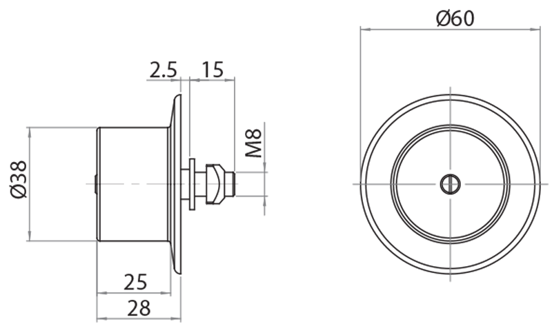 700115 - Spurkranz Ø38x28 mm / Laufräder und Kugeln / Lineare Laufsysteme / Produkte / Alutec | Profili in alluminio, sistemi di trasporto e automazione industriale - Alutec Group 700115 - Spurkranz Ø38x28 mm / Laufräder und Kugeln / Lineare Laufsysteme / Produkte / Alutec | Profili in alluminio, sistemi di trasporto e automazione industriale - Alutec Group