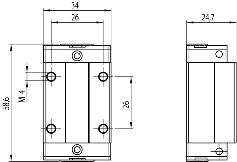 C4261534S - Pattino serie 15 / Guide, pattini e rotelle / Sistemi lineari di scorrimento / Prodotti / Alutec | Profili in alluminio, sistemi di trasporto e automazione industriale - Alutec Group C4261534S - Pattino serie 15 / Guide, pattini e rotelle / Sistemi lineari di scorrimento / Prodotti / Alutec | Profili in alluminio, sistemi di trasporto e automazione industriale - Alutec Group