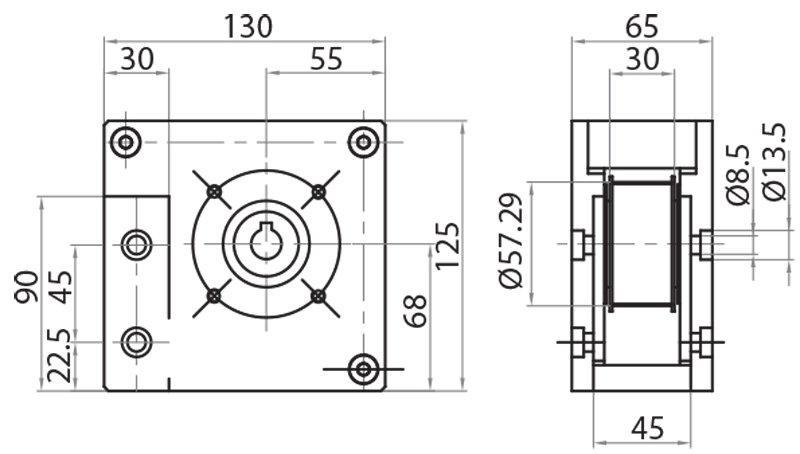 804525-18 - Drive unit for 810025 and 810025P / Motorized linear units / Linear sliding systems / Products / Alutec | Profili in alluminio, sistemi di trasporto e automazione industriale - Alutec Group 804525-18 - Drive unit for 810025 and 810025P / Motorized linear units / Linear sliding systems / Products / Alutec | Profili in alluminio, sistemi di trasporto e automazione industriale - Alutec Group