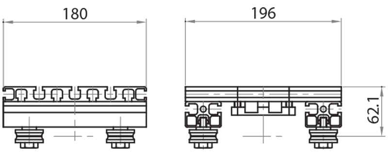 801890 - Schiebeschlitten für Führungen 801290 / Motorisierbare Lineareinheiten / Lineare Laufsysteme / Produkte / Alutec | Profili in alluminio, sistemi di trasporto e automazione industriale - Alutec Group 801890 - Schiebeschlitten für Führungen 801290 / Motorisierbare Lineareinheiten / Lineare Laufsysteme / Produkte / Alutec | Profili in alluminio, sistemi di trasporto e automazione industriale - Alutec Group