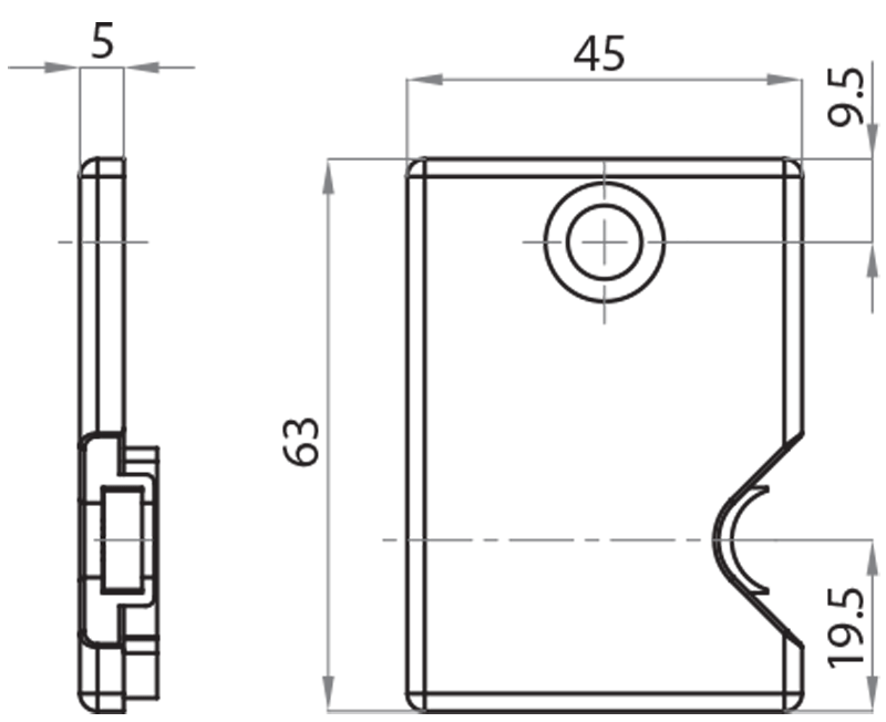801223 - Tappi per protezioni con feltro lubrificante / Unità lineari motorizzabili / Sistemi lineari di scorrimento / Prodotti / Alutec | Profili in alluminio, sistemi di trasporto e automazione industriale - Alutec Group 801223 - Tappi per protezioni con feltro lubrificante / Unità lineari motorizzabili / Sistemi lineari di scorrimento / Prodotti / Alutec | Profili in alluminio, sistemi di trasporto e automazione industriale - Alutec Group