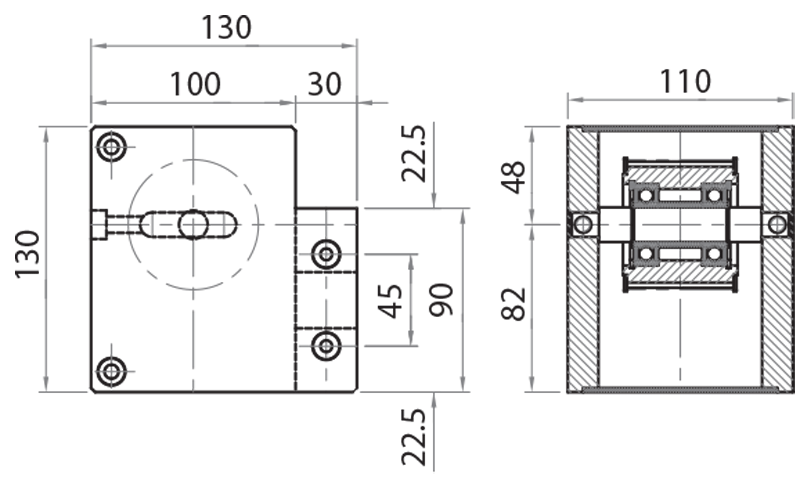 809090 - Reverse unit for 810003 / Motorized linear units z20 / Linear sliding systems / Products / Alutec | Profili in alluminio, sistemi di trasporto e automazione industriale - Alutec Group 809090 - Reverse unit for 810003 / Motorized linear units z20 / Linear sliding systems / Products / Alutec | Profili in alluminio, sistemi di trasporto e automazione industriale - Alutec Group