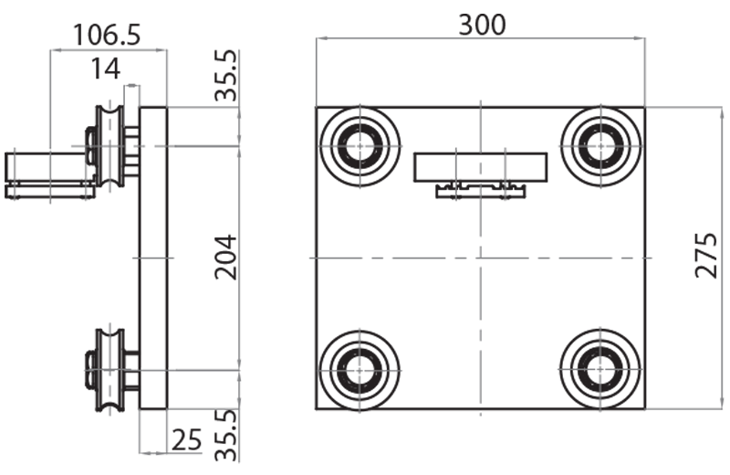 802090 - Carrello di scorrimento verticale con guide Ø20 / Unità lineari motorizzabili z20 / Sistemi lineari di scorrimento / Prodotti / Alutec | Profili in alluminio, sistemi di trasporto e automazione industriale - Alutec Group 802090 - Carrello di scorrimento verticale con guide Ø20 / Unità lineari motorizzabili z20 / Sistemi lineari di scorrimento / Prodotti / Alutec | Profili in alluminio, sistemi di trasporto e automazione industriale - Alutec Group