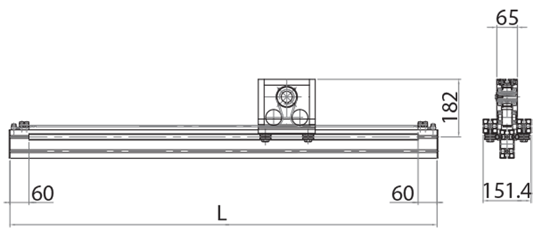 M08225 - Unità lineare a comando intermedio cinghia 25AT / Unità lineari a comando intermedio / Sistemi lineari di scorrimento / Prodotti / Alutec | Profili in alluminio, sistemi di trasporto e automazione industriale - Alutec Group M08225 - Unità lineare a comando intermedio cinghia 25AT / Unità lineari a comando intermedio / Sistemi lineari di scorrimento / Prodotti / Alutec | Profili in alluminio, sistemi di trasporto e automazione industriale - Alutec Group