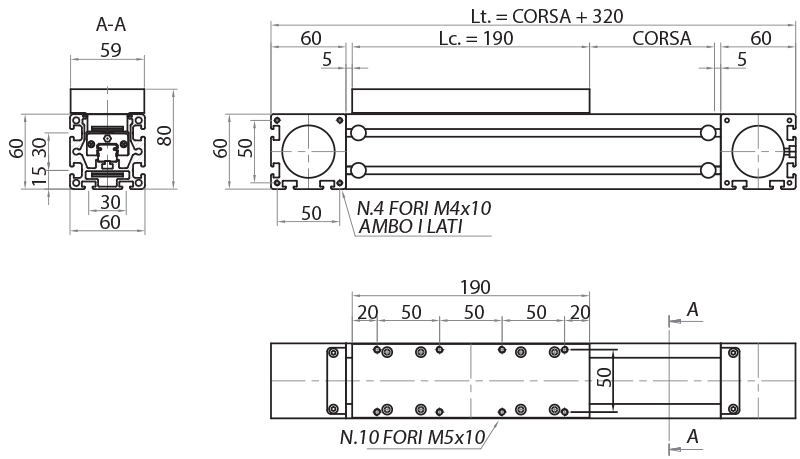 ML30HPC - Azionamenti a cinghia in poliuretano con inserti in acciaio / Unità lineari protette a cinghia e a vite / Sistemi lineari di scorrimento / Prodotti / Alutec | Profili in alluminio, sistemi di trasporto e automazione industriale - Alutec Group ML30HPC - Azionamenti a cinghia in poliuretano con inserti in acciaio / Unità lineari protette a cinghia e a vite / Sistemi lineari di scorrimento / Prodotti / Alutec | Profili in alluminio, sistemi di trasporto e automazione industriale - Alutec Group