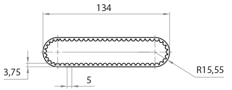 904504 - Toothed drive belt / Motorized conveyor with rollers Ø50 / Conveyor belts / Products / Alutec | Profili in alluminio, sistemi di trasporto e automazione industriale - Alutec Group 904504 - Toothed drive belt / Motorized conveyor with rollers Ø50 / Conveyor belts / Products / Alutec | Profili in alluminio, sistemi di trasporto e automazione industriale - Alutec Group