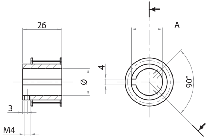 901821 - Pulegge dentate per attacco motoriduttori / Trasporto motorizzato con rulli Ø50 / Nastri di trasporto / Prodotti / Alutec | Profili in alluminio, sistemi di trasporto e automazione industriale - Alutec Group 901821 - Pulegge dentate per attacco motoriduttori / Trasporto motorizzato con rulli Ø50 / Nastri di trasporto / Prodotti / Alutec | Profili in alluminio, sistemi di trasporto e automazione industriale - Alutec Group