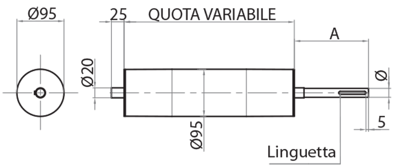 909096 - Rullo motorizzato Ø95 / Trasporto motorizzato con rulli Ø95 / Nastri di trasporto / Prodotti / Alutec | Profili in alluminio, sistemi di trasporto e automazione industriale - Alutec Group 909096 - Rullo motorizzato Ø95 / Trasporto motorizzato con rulli Ø95 / Nastri di trasporto / Prodotti / Alutec | Profili in alluminio, sistemi di trasporto e automazione industriale - Alutec Group