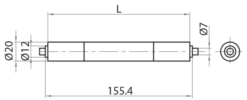901807 - Ø20 mm Leerlaufrollen / Motorisierter Förderer mit Rollen Ø20 / Förderbänder / Produkte / Alutec | Profili in alluminio, sistemi di trasporto e automazione industriale - Alutec Group 901807 - Ø20 mm Leerlaufrollen / Motorisierter Förderer mit Rollen Ø20 / Förderbänder / Produkte / Alutec | Profili in alluminio, sistemi di trasporto e automazione industriale - Alutec Group