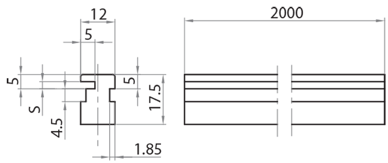 904512B - Multi-functional polyzene profiles / Accessories for conveyor belts / Conveyor belts / Products / Alutec | Profili in alluminio, sistemi di trasporto e automazione industriale - Alutec Group 904512B - Multi-functional polyzene profiles / Accessories for conveyor belts / Conveyor belts / Products / Alutec | Profili in alluminio, sistemi di trasporto e automazione industriale - Alutec Group
