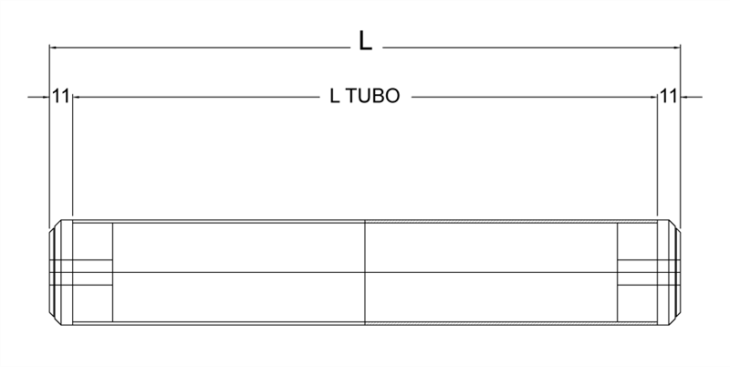 905003-L - Idle roller with idle caps 700252 / Components for roller conveyors / Accumulation conveyors / Products / Alutec | Profili in alluminio, sistemi di trasporto e automazione industriale - Alutec Group 905003-L - Idle roller with idle caps 700252 / Components for roller conveyors / Accumulation conveyors / Products / Alutec | Profili in alluminio, sistemi di trasporto e automazione industriale - Alutec Group
