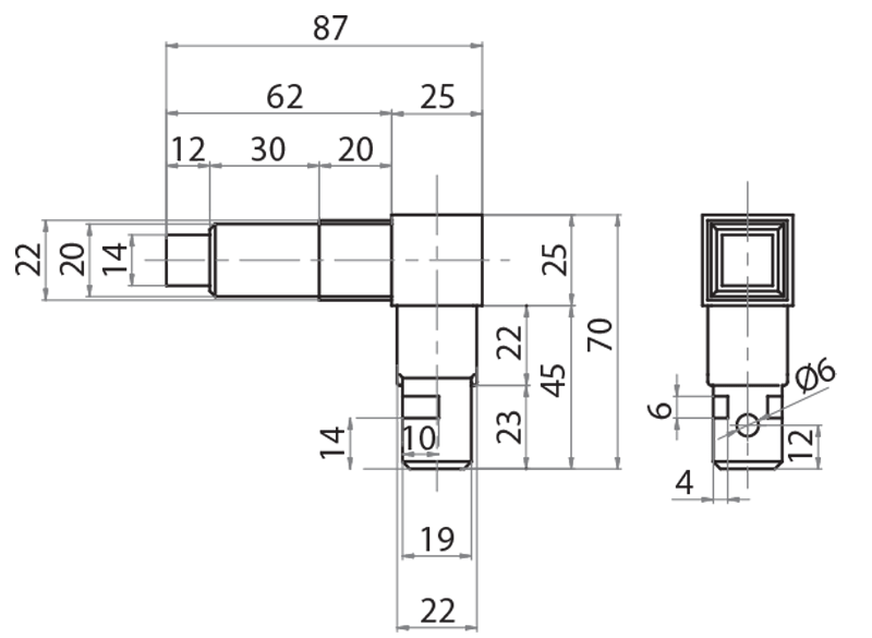 S32511 - Giunto di connessione rinforzato "A" / Componentistica inox / Strutture inox / Prodotti / Alutec | Profili in alluminio, sistemi di trasporto e automazione industriale - Alutec Group S32511 - Giunto di connessione rinforzato "A" / Componentistica inox / Strutture inox / Prodotti / Alutec | Profili in alluminio, sistemi di trasporto e automazione industriale - Alutec Group