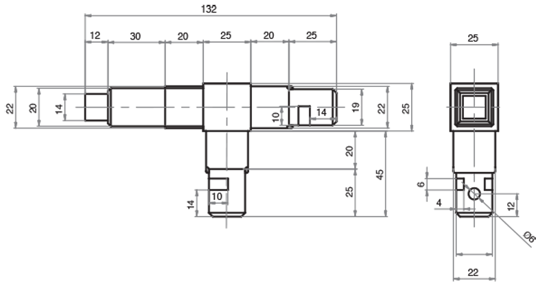 S32512 - Giunto di connessione rinforzato "B" / Componentistica inox / Strutture inox / Prodotti / Alutec | Profili in alluminio, sistemi di trasporto e automazione industriale - Alutec Group S32512 - Giunto di connessione rinforzato "B" / Componentistica inox / Strutture inox / Prodotti / Alutec | Profili in alluminio, sistemi di trasporto e automazione industriale - Alutec Group
