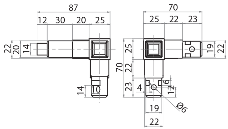 S32513 - Giunto di connessione rinforzato "C" / Componentistica inox / Strutture inox / Prodotti / Alutec | Profili in alluminio, sistemi di trasporto e automazione industriale - Alutec Group S32513 - Giunto di connessione rinforzato "C" / Componentistica inox / Strutture inox / Prodotti / Alutec | Profili in alluminio, sistemi di trasporto e automazione industriale - Alutec Group
