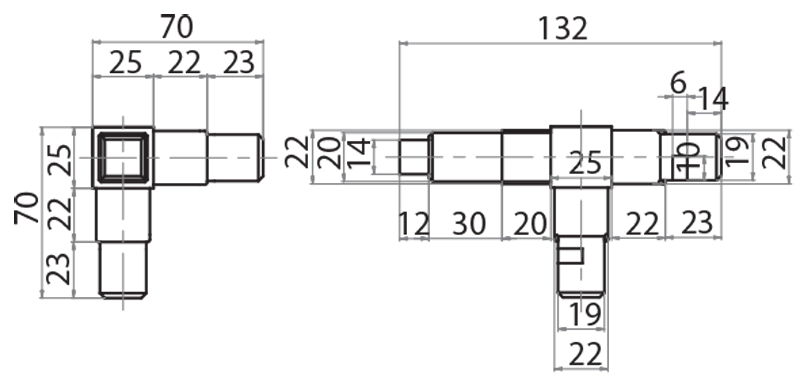 S32515 - Giunto di connessione rinforzato "E" / Componentistica inox / Strutture inox / Prodotti / Alutec | Profili in alluminio, sistemi di trasporto e automazione industriale - Alutec Group S32515 - Giunto di connessione rinforzato "E" / Componentistica inox / Strutture inox / Prodotti / Alutec | Profili in alluminio, sistemi di trasporto e automazione industriale - Alutec Group