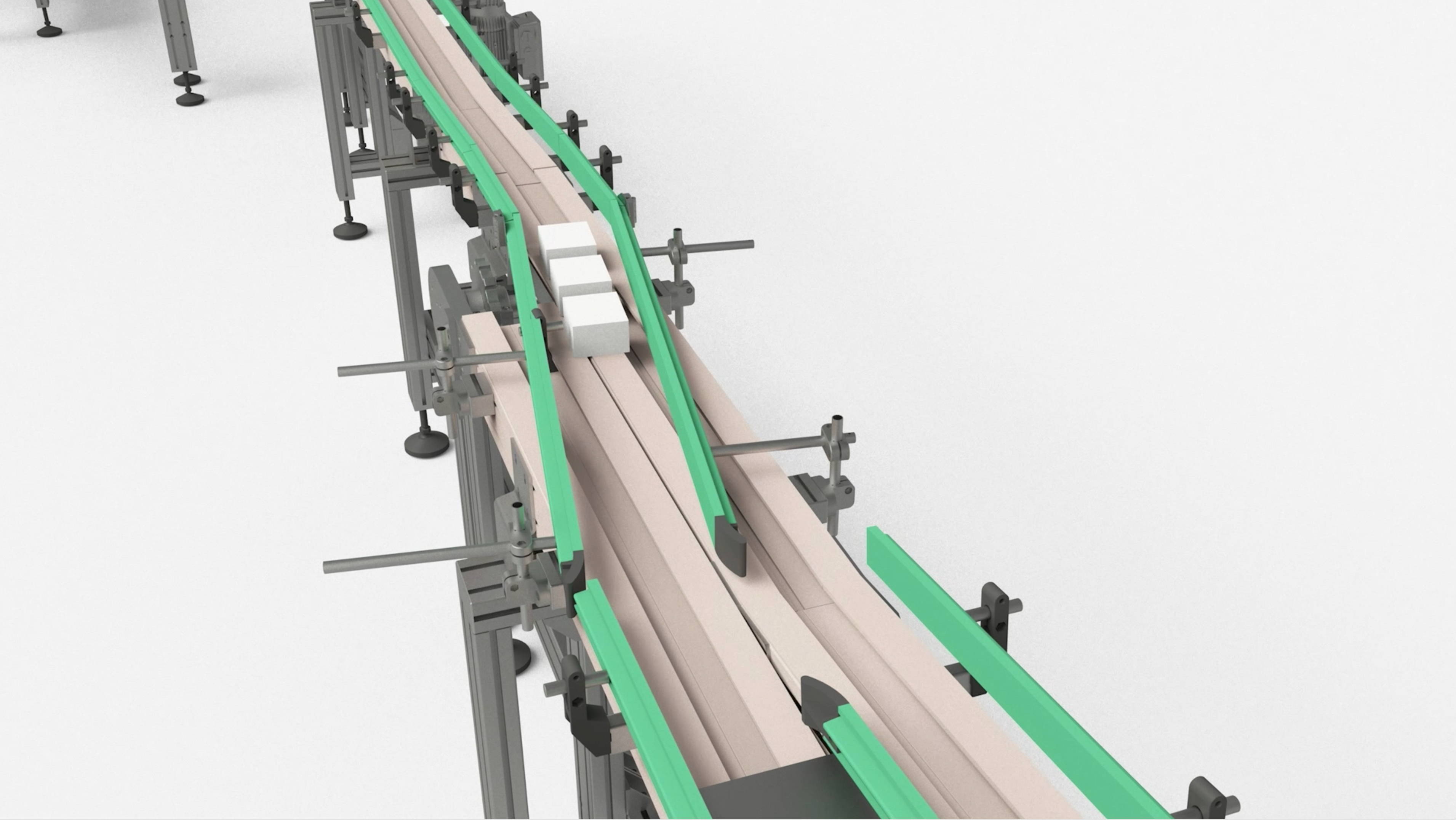 Alutec’s table-top conveyor design for fast handling of ravioli packs