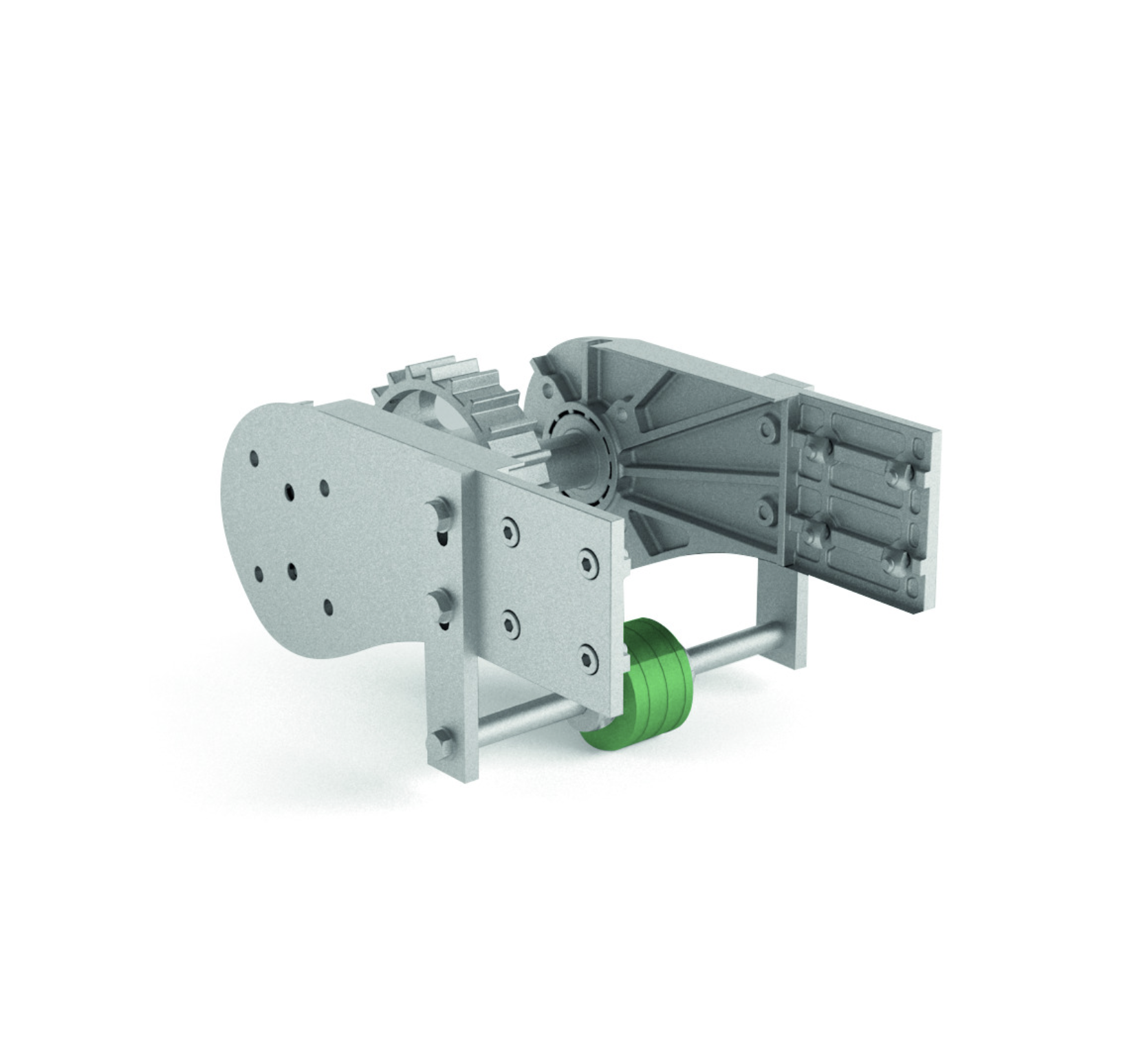 Component for table-top accumulation conveyor line ARU12196S: Pulling head (right) for steel chain 190,5 mm